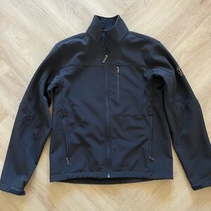 Men's Black Tumi Softshell Jacket - SZ SM